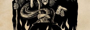 Drawlloween - Cauldron Crones by Chad Savage