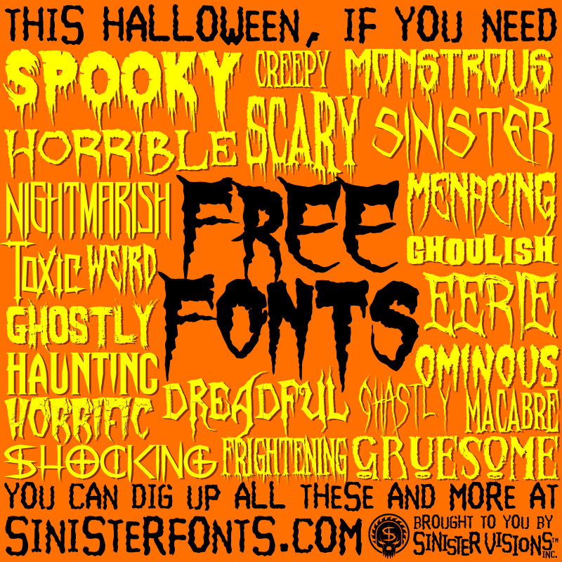 Sinister Fonts