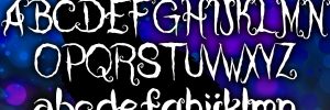 Coraline's Cat - Font by Chad Savage