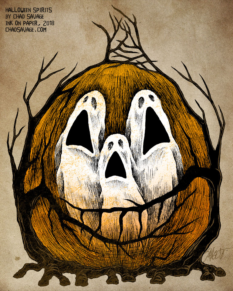 Halloween Spirits by Chad Savage