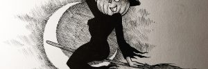 Pumpkin Head Witch