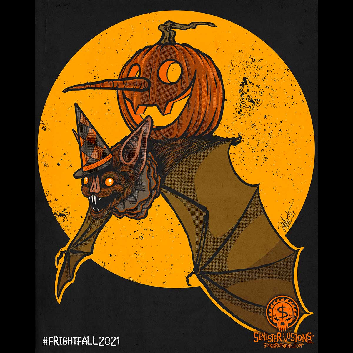 Fright-Fall Bat