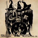 Drawlloween_-_Cauldron-Crones_-_by_Chad_Savage